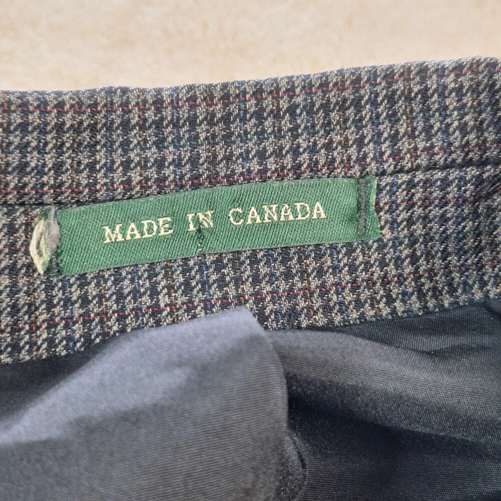 Lauren Ralph Lauren Sport Coat Mens 50R Gray Wool Check Tweed Single Vent 2 Btn